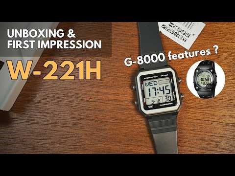 Casio W221H Unboxing | Big Display Budget Watch First Look W-221H