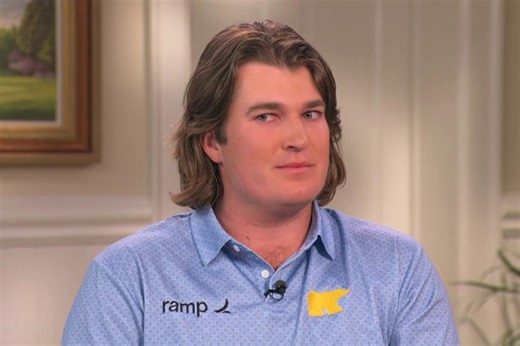 Masters breakout star Neal Shipley explains what he was staring at in Butler Cabin