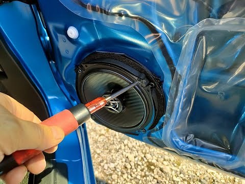 2022年7月 ワゴンR MH85S ドアスピーカー交換作業