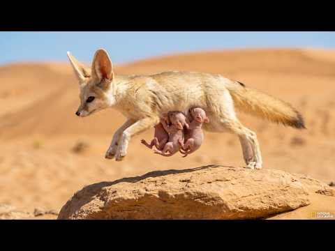 Every Footstep Is a Risk: Fennec Fox Pup vs the Desert | Survival Documentary