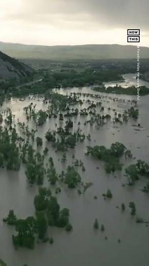 Drone Footage of 'Unprecedented' Yellowstone Floods