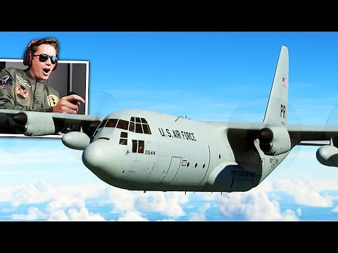 I FLEW AN AC-130 - Microsoft Flight Simulator