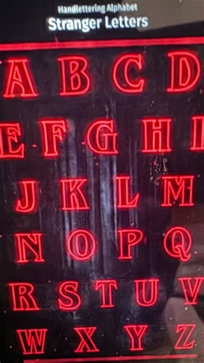 MAKE YOUR NAME IN STRANGER THINGS FONT