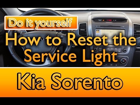 How to reset the service light Kia Sorento / Sportage
