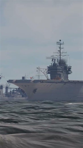The USS Gyatt launches a double Terrier salvo