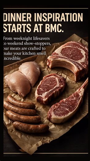 Your next great meal starts right here at BMC. We’re talking real flavor, juicy ribeye’s, buttery striploin’s, fresh, Ontario chicken, and our signature butcher-made sausages… all cut, trimmed, and prepared the way butcher shops used to do it. No shortcuts. No grocery-store nonsense. Just honest, beautiful meat. Come see what you’ve been missing. 🔪🔥 . . . . #buckinghammeats #bmc #brooklinsbutcher #dryaged #meatcutter #butchersofinstagram #eatlocal #eat #whitby #whitbymoms #brooklinmoms #durham