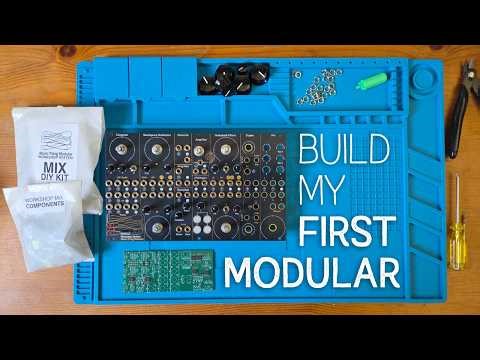 My First Eurorack Synth Build & Live Test (Music Thing Modular Workshop System)