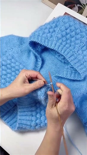 Sweater flap and retract needle毛衣收针