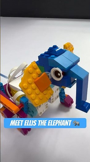 LEGO Elephant with SPIKE Essential #animals #lego #funlearning