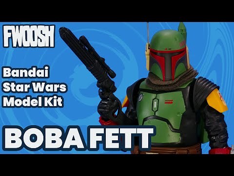 Bandai Star Wars Boba Fett From The Mandalorian 1:12 Scale Model Kit Build and Overview