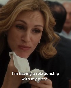 Having a relationship with my food is better, anyway. Clip from: Eat, Pray, Love (2010), dir. Ryan Murphy #pizza #travel #juliaroberts #italy | High On Films
