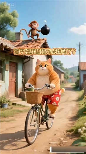 The monkey is causing trouble again. #monkey #animals #cat #reels #shorts #viral