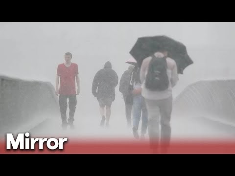 Met Office issues yellow warnings of thunderstorms and heavy rain
