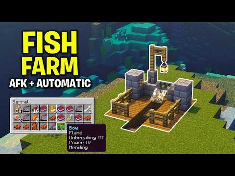 AFK Automatic FISH FARM - Minecraft Bedrock 26.3+