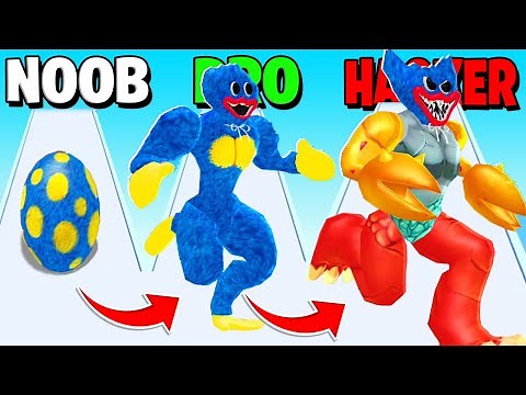 THE BEST EVOLUTION FROM HUGGY EGG TO MUTANT MONSTER!! (Egg Monster)