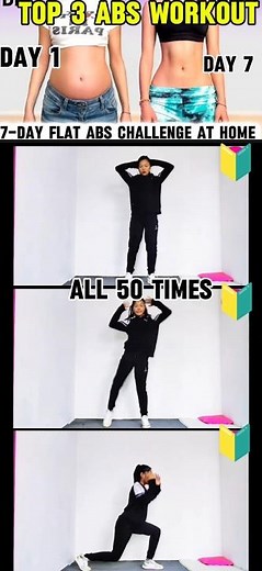 Top 3 Abs Workouts at Home (No Equipment)