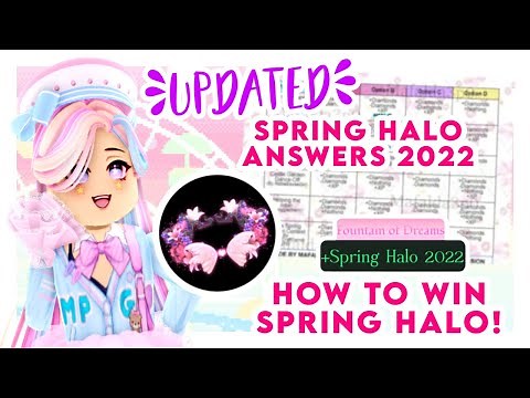 Royale High - UPDATED Spring Halo Answers and Outcomes Chart - Spring Fountain Stories 2022!