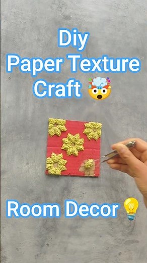 Diy Easy Paper Texture Art 🤩 | Aesthetic Craft Idea💡#viral #craft #shorts #texture #art #handmade