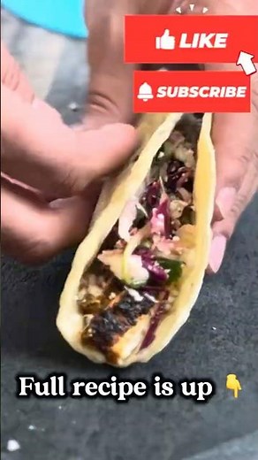 Juicy Chicken Tacos Recipe | How to Make Chicken Tacos at Home #shorts