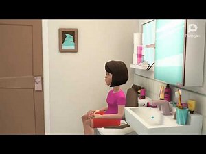 Dora Stomach Growl and Pooping on a Toilet