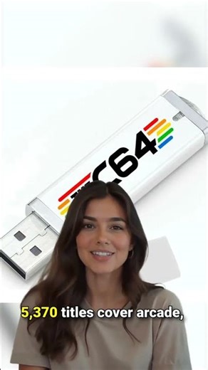 Commodore 64 Mini Game Consoles Video Game Sticks with 5370 Retro Video tv