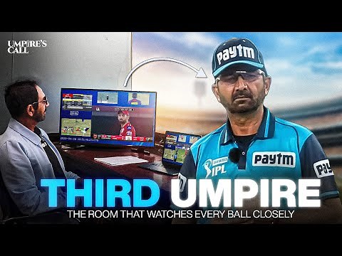 Inside the Third Umpire’s Room! How Third Umpires Make Decisions in Cricket | Anil Chaudhary