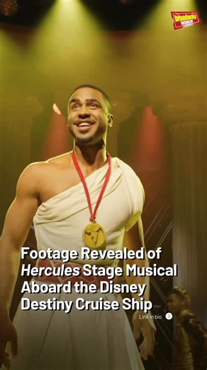 BroadwayWorld on Instagram: "Watch a first look at the new Hercules musical adaptation aboard the Disney Destiny! See more from the @disneycruiseline production at the link in our bio."