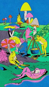 23 reactions | Fantastic psychedelic frog friends by María Jesús Contreras (https://bit.ly/3rocisn). ✨ María continues to create colorful, eccentric, lively pieces that always put a smile on our face with their quirkiness. ️☺️ #MadewithWacom #digitalart #art #illustration #animation | Wacom | Facebook