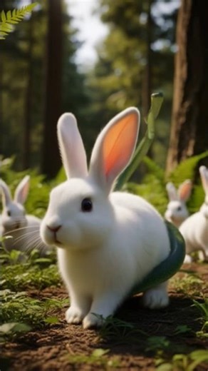 Rabbit @ snake video #funy #anime #shortsfeet #trending #youtubeshorts #animals #bunnys #cute #natur