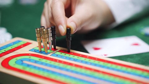 Mudder 12 Pieces Metal Cribbage Board Pegs Fit 1/8 Holes with a Tapered Design Unique Cribbage Traditional Pegs for Family and Friend Traditional Board Game, 4 Colors