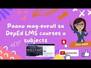 Paano mag-enroll sa DepEd LMS courses o subjects