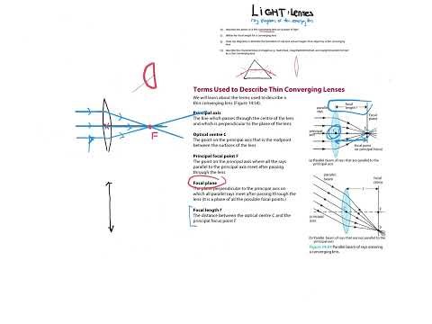 6091 2026 pure physics,Light: ray diagrams of a thin converging lens
