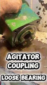 Mechanical Troubleshooting: Coupling Bearing Play & Shaft Wear #coupling #agitator #drilling