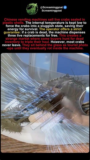 The Vending Machine That Sells LIVE Crabs? 🦀🛒