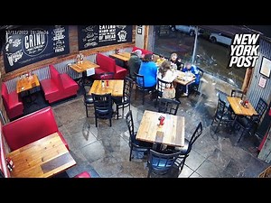 WATCH: Deer Crashes Through Restaurant Window and Injures Diner