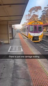 214K views · 461 reactions | A Vline train carriage has detached itself this morning and was left stranded waiting at the Tallarook station ...... Just waiting for a mate Video: Hayley McAdam | communityPete | Facebook