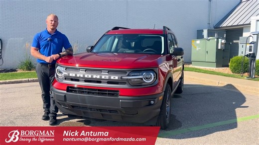 J.D. Power awarded the 2024 Ford Bronco Sport best small SUV of the...