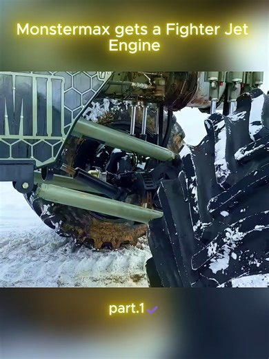 Monster Truck Transformed with Fighter Jet Engine