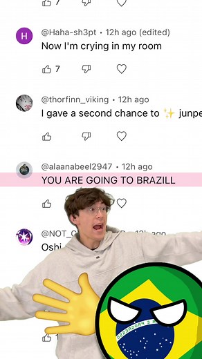 You're Going to Brazil Meme: Jumpy & Junpei Funny Clip