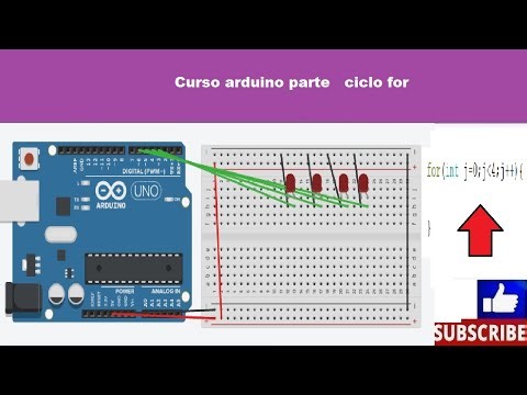 Curso Arduino- Ciclo for ascendente