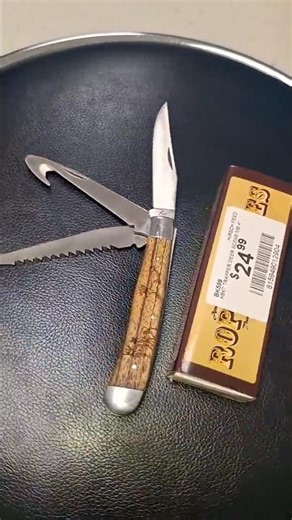 3 blade roper deer trapper knife collection