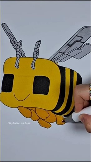 A Minecraft Movie #aminecraftmovie #minecraft #bee #coloring #art