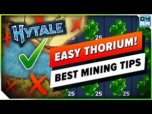 Hytale BEST Way To GET THORIUM FAST! Insane Mining Hacks & MORE!