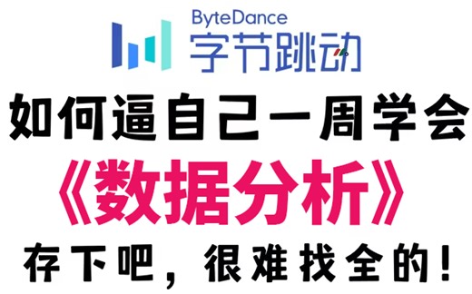 【整整36集】2024全网公认最通俗易懂的Python数据分析全套教程，7天从入门到项目实战，学完即可做项目，学数据分析看这套就够了！