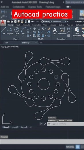 AutoCad Drawing Mechanical | Autocad 2d tutorial for beginners | Drawing | CAD by Ankit | #autocad