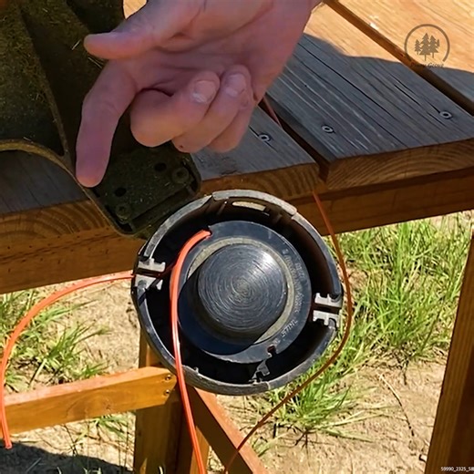How to Put NEW LINE On Your String Trimmer #StringTrimmer #Equipment #HomesteadEquipment #YardTrimming | Piney Grove Homestead and Mini Farm
