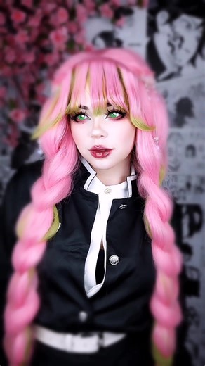 Mitsuri Kanroji Cosplay from Demon Slayer