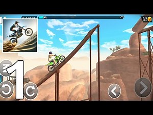 Stunt Bike Extreme Game | Gameplay Walkthrough - Really Extreme Level Stunts - Part 1 (Android,IOS)