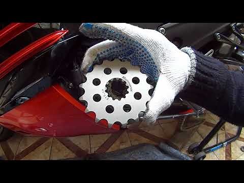 Kawasaki ZX14R Ninja sprocket replacement..part -1
