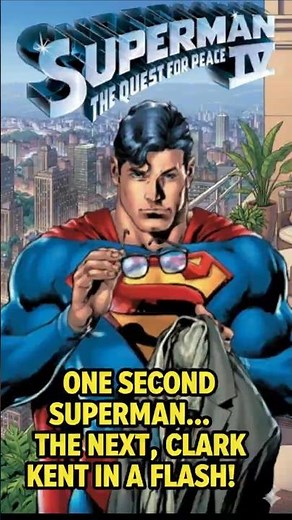 Split-Second Identity Swap | Superman IV (1987) #superman